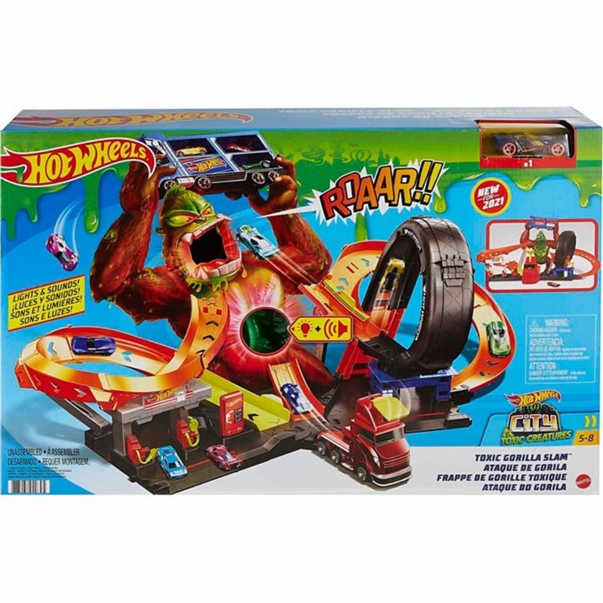 Hot Wheels Zehirli Goril Saldirisi Oyun Seti Gtt94 Hot Wheels Araclar Toolstoy