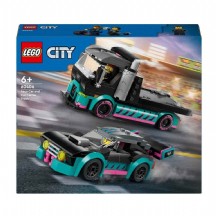 Lego City Yarış Arabası ve Araba Taşıyıcı Kamyon 60406