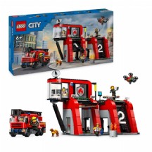 Lego İtfaiye Kamyonlu İtfaiye Merkezi 60414